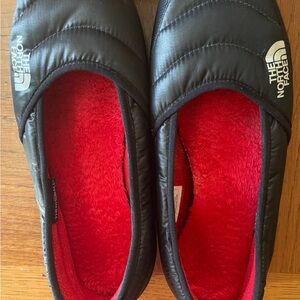 The North Face Black and Red Flats